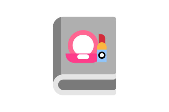 Book Icon Make Up Design Creative Art – A Versatile Graphics Freebie for Branding