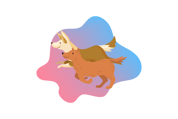 Dog Animal Cute Abstract Background – A Graphics Freebie for Creative Sellers