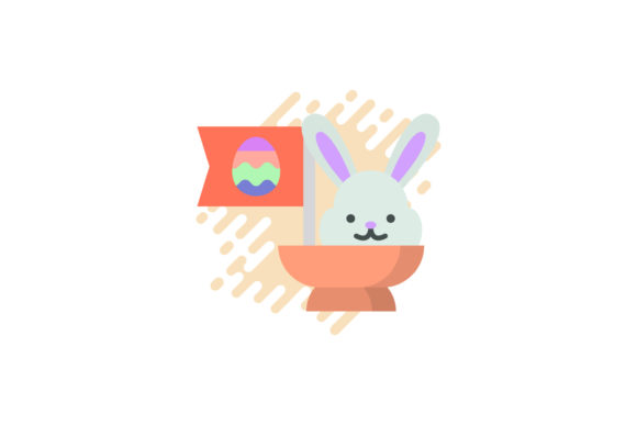Easter Cute Icon Rabbit Orange: A Versatile Graphic Design Freebie for Content Creators