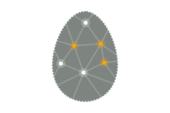 Easter Egg Scalloped Edge Concept: A Graphics Freebie for Festive Branding