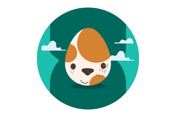Easter Egg Sunday Decoration Style: A Graphic Design Asset for Handmade Creators