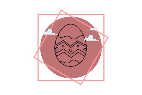 Easter Eggs Ornament Sunday: A Festive Graphic Design Asset for Handmade Businesses