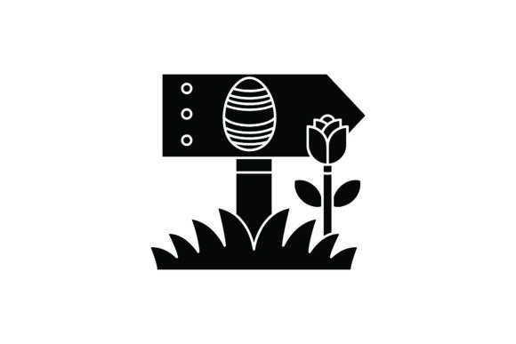 Egg Easter Cute Icon Black Filled – A Versatile Graphic Freebie for Creative Projects