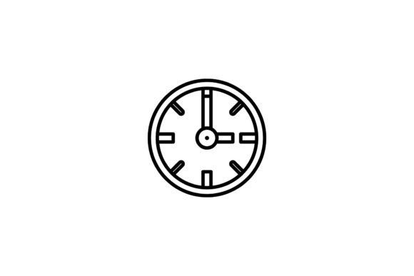 House Icon Clock Time Line Black: A Practical Embroidery Design Review