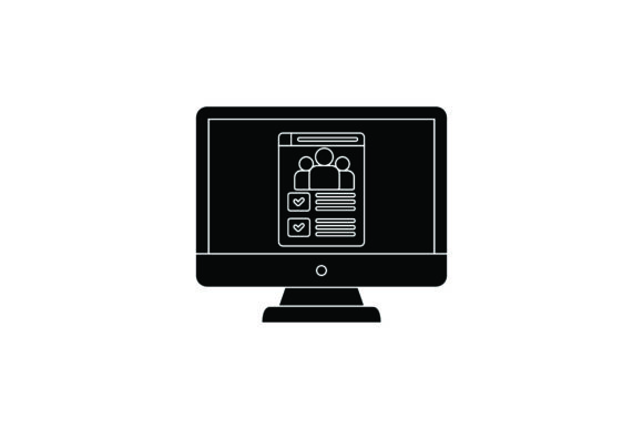 Laptop Flat Icon Graphics Freebie for Handmade Creators