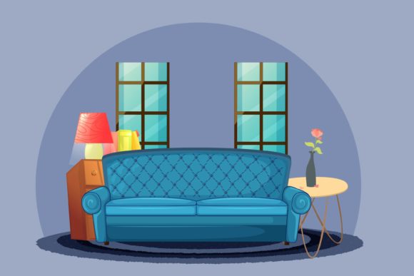 Living Room Decoration Interior Graphics: A Freebie Worth Testing