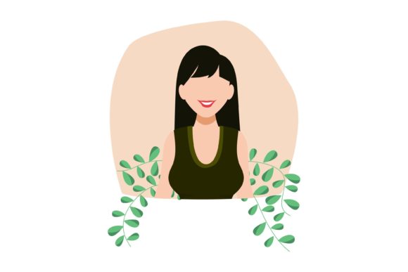 Woman Style Character Graphics Freebie for Digital Sellers