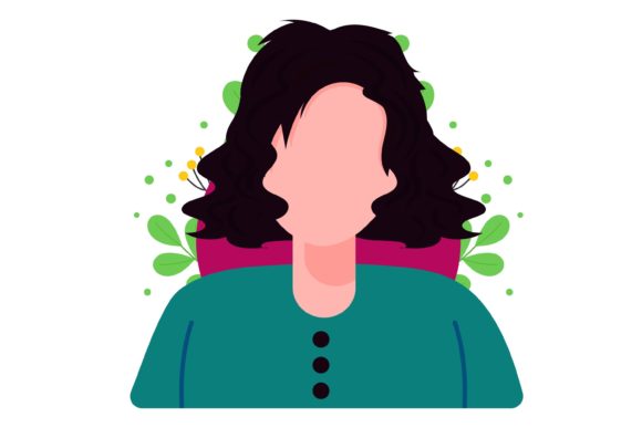 Woman Style Character Long Hair – A Freebie Graphic for Strong Branding